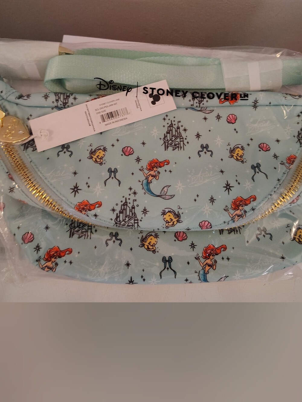 Disney x Stoney Clover Co. Ariel Mint Jumbo Fanny Pack